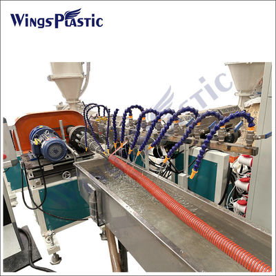 Ligne de machine d'extrusion de tuyaux à aspiration spirale en PVC pour la production de tuyaux en PVC renforcés en spirale