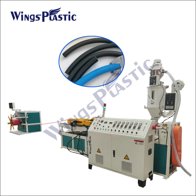 Machine de fabrication de tuyau de conduit de PVC de PE de pp câblant la machine ondulée d
