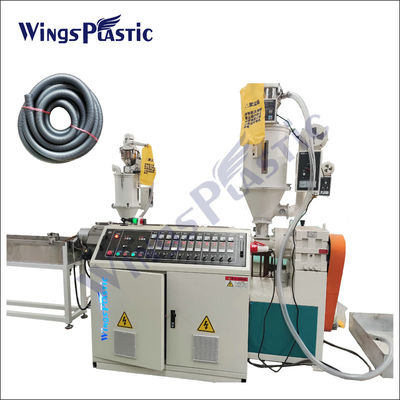 L'aspirateur d'EVA Corrugated Pipe Extruder Machine a ridé le tuyau faisant la machine