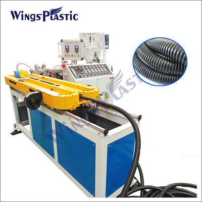 Tuyau électrique de PVC de PA de HDPE faisant à machine le tuyau ondulé de jardin de PVC faisant la machine