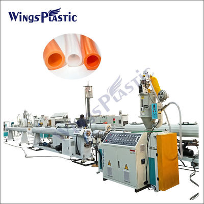 Chaîne de production en plastique de tuyau de gaz de conduite d'eau de HDPE de machine d'extrudeuse de tuyau de vis simple