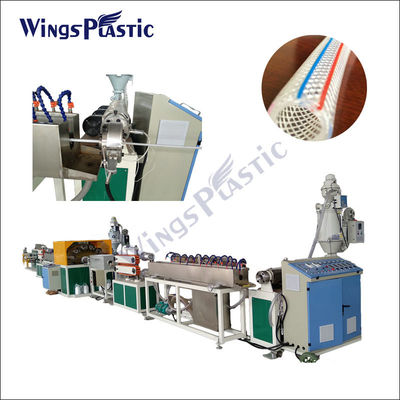 Tuyau agricole d'irrigation de tuyau de tissu-renforcé en plastique de PVC faisant le prix de machine