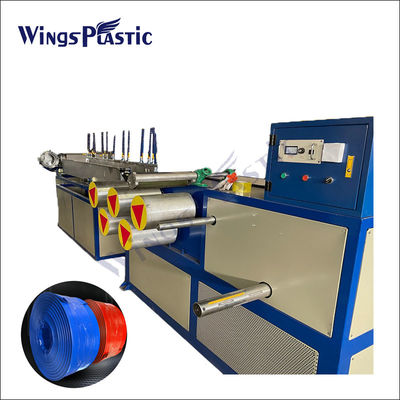 Machine plate de fabricant de tuyau d'irrigation de sylviculture de PVC de configuration de tissu-renforcé automatique de tuyau